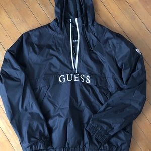 guess quarter zip windbreaker
